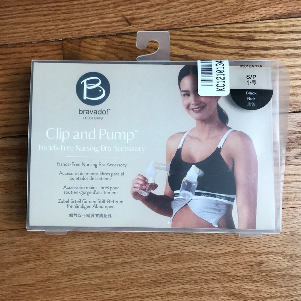 Bravado clip and pump hands free nursing bra acces